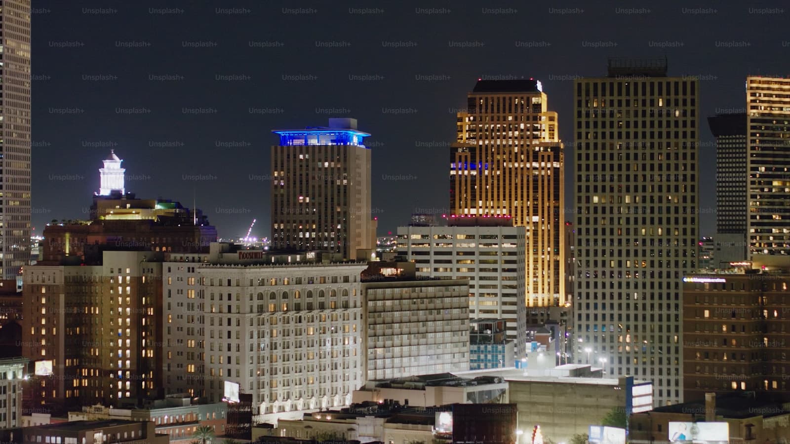 Akron, Ohio cityscape and street view